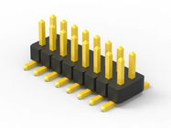 12 personalização masculina do comprimento do passo do conector 1.0mm do encabeçamento do Pin da fileira dupla do Pin