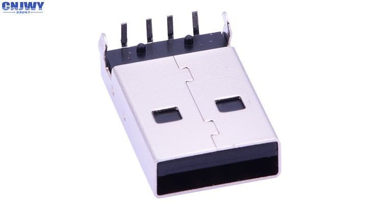 4 conectores masculinos do entrada/saída do Pin PCBA resistência plástica da tensão dos micro USB 100V