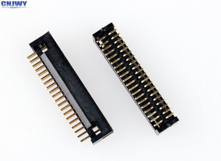 Placa reta para prender o flash do ouro do Pin do passo 34 do conector 1.27mm do encabeçamento da caixa