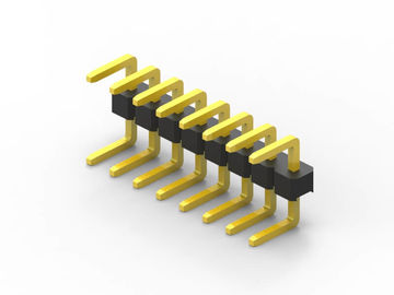 Conector de cabeçalho de 10 pines automotivo, através do buraco Conector de pines de PCB masculino