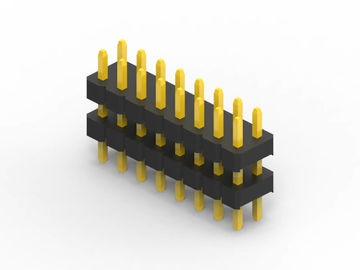 Conector de cabeçalho de 10 pines Gold Flash, cabeçalhos de separação de duas fileiras