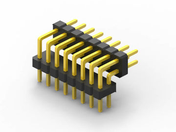Conector de pin de ângulo direito PCB, conector de cabeçalho de pin de 20 pines durável
