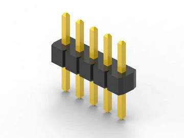 Conector de cabeçalho de 10 pines de linha única, conector de pines de PCB resistir à tensão 500V