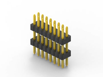 1.00mm cabeçalho de alfinete de fila única R/A plástico duplo aplicado na navegação