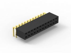Conector de cabeçalho de PCB feminino Gold Flash PBT Resistência ao isolamento do material