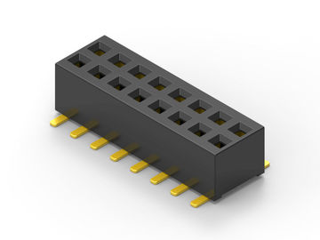 Conector de cabeçalho feminino SMT de 1,0 mm de altura dupla para equipamentos médicos