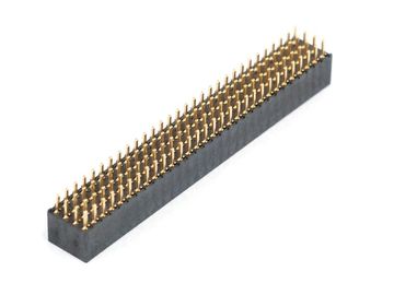 DIP 4 X 10 Pin Conector de cabeçalho feminino 2.00mm Quatro fileiras de fósforo Material de contato de bronze