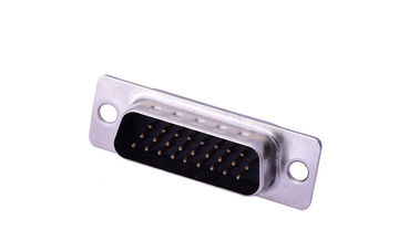 Conector de três linhas Db 26 pin, 180 graus D Sub macho Conector liga de cobre