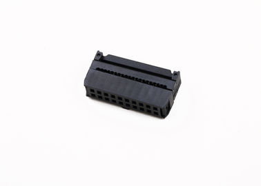 Conector de tomada de IDC feminino PBT Isolamento de dupla linha RoHS/Reach Certificação
