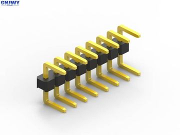 Conector de cabeçalho de 10 pines automotivo, através do buraco Conector de pines de PCB masculino
