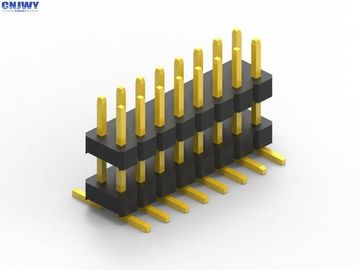 2.54 mm Cabeça de alfinete SMD masculina, material de contato de latão Conector Cabeça de alfinete