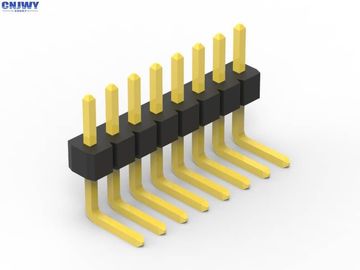 Cabeçalho Long Pin Linha única, Conector de Cabeçalho de Ângulo Direito Quadrado