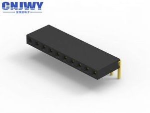 8 pinos 90° Conector de cabeçalho feminino 2.0 mm Pitch Current Rating 2.0 AMP