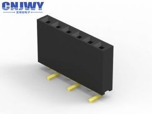 Conector de cabeçalho de PCB de pin quadrado 2 pinos a 50 pinos 2,54mm Pitch para computador