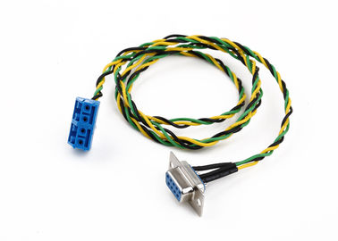 9 pinos Fêmea D - Sub veículo cablagem harness plug em bloco terminal colorido fio