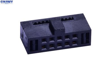 Conector de cabo de flash de ouro IDC 1,27 mm 2 * 6 vias PBT material isolante