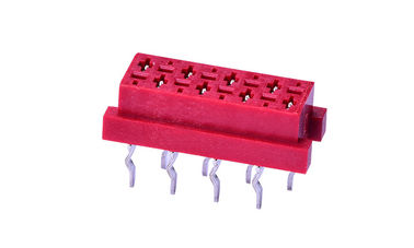 Conector de cabo IDC feminino tipo DIP através de um buraco para a indústria automóvel