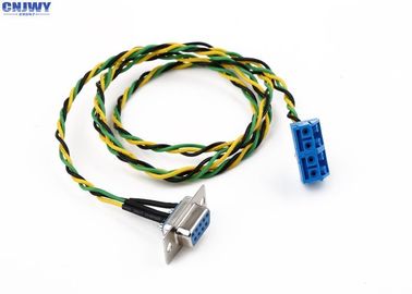 9 pinos Fêmea D - Sub veículo cablagem harness plug em bloco terminal colorido fio