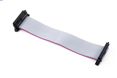 2.54mm Pitch Flat Ribbon Cable Assembly Assembly Assembly Com Cable de PVC de Gancho Borboleta