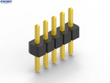 Conector de cabeçalho de 10 pines de linha única, conector de pines de PCB resistir à tensão 500V