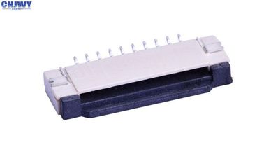 Conector de cabo FPC de contacto horizontal de 1,0 mm para equipamentos electrónicos