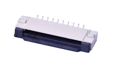 Conector de cabo FPC de contacto horizontal de 1,0 mm para equipamentos electrónicos