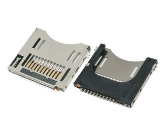 Auto-carregado 11 PIN Micro SD Card Connector 5000 ciclos Durabilidade longa