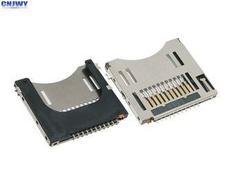 Auto-carregado 11 PIN Micro SD Card Connector 5000 ciclos Durabilidade longa