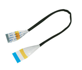 Cable de fita de 1 mm personalizado, 30 maneiras de um tipo de cabo flexível plano blindado