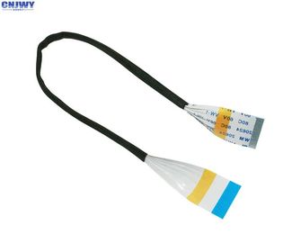 Cable de fita de 1 mm personalizado, 30 maneiras de um tipo de cabo flexível plano blindado