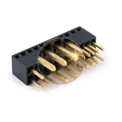 Tomada fêmea do pwb do conector do encabeçamento do contato duplo da alta corrente 5a do passo de 2.54mm