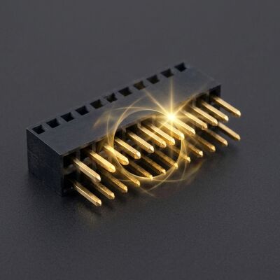 1.27mm Pitch Quad Row Female Header Connector 4x40P High Density Through Hole PCB Socket