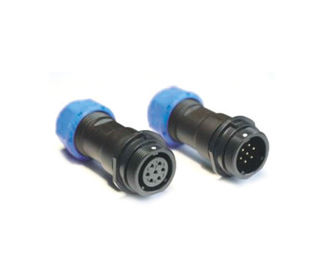 Comprimento 56 mm Bloco de terminal de iluminação preto e azul Alta tensão BRASS Contato