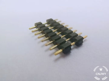 Conector de cabeçalho de alfinete masculino 1 * 8P L = 14mm Duplo plástico 0,8U de ouro Flash PE embalagem