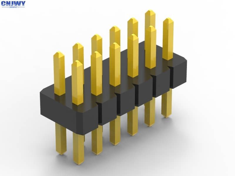Conector de cabeçalho de 20 pinos durável, conector de passo de 1 mm, altura de plástico 1,5 mm