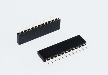 encabeçamento fêmea do passo de 2mm através do conector do PWB do furo para o cartão-matriz