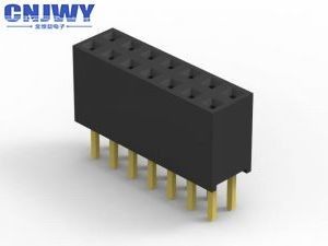 2x20P Conector de cabeçalho feminino para placa de PCB
