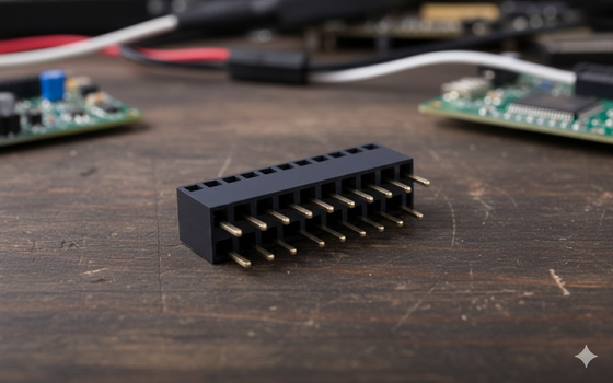 Conector Fêmea Header 3A 250V com Passo de 2,54mm
